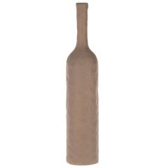 421162 CANTILAN Декоративная ваза H440, ø85, алюминий, песочный, коричневый металл