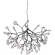 Светильник подвесной Crystal Lux EVITA SP63 BLACK/TRANSPARENT