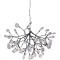 Светильник подвесной Crystal Lux EVITA SP63 BLACK/TRANSPARENT
