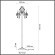 Декоративный торшер Odeon Light 4977/3F VERSIA под лампы 3xE14 3*40W