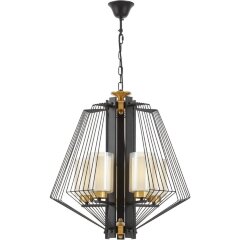 Подвесная люстра Canti LDP 1244-5 BK+MD Подвесная люстра Canti LDP 1244-5 BK+MD