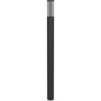 901035 Уличный напольный светильник SALLE, 1X15W (E27), IP54, H1100, алюминий, пластик, чёрный/пластик, полупрозрачный