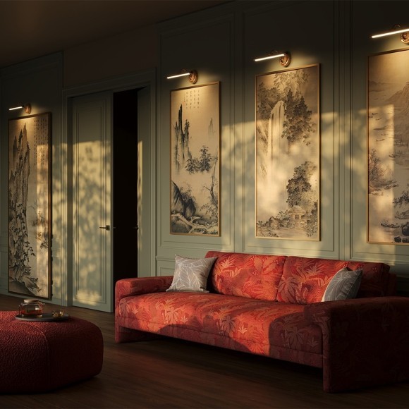 Подсветка для зеркал и картин Maytoni MIR014WL-L9G3K OculusLED 9W