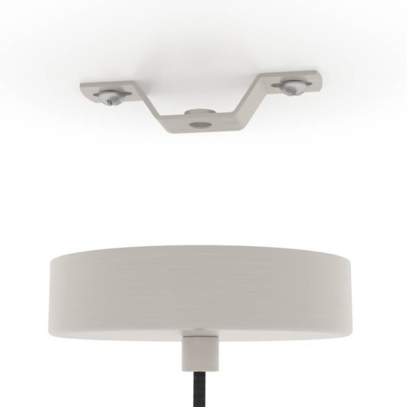 43951 Подвесной светильник (люстра) CAWTON, 1X40W (E27), ?160, сталь, дерево, коричневый