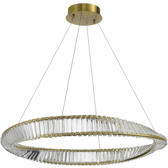 SL6204.321.01 Светильник подвесной ST-Luce Латунь/Прозрачный LED 1*58W 4000K RITORTO SL6204.321.01 Светильник подвесной ST-Luce Латунь/Прозрачный LED 1*58W 4000K RITORTO