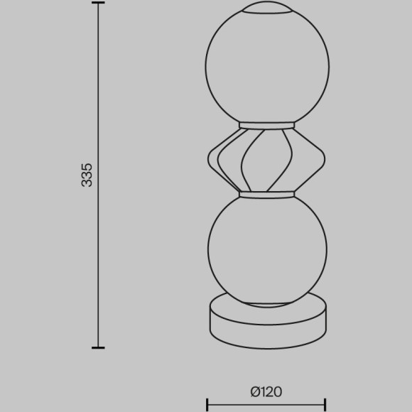 Настольный светильник Maytoni MOD362TL-L10GR3K Настольный светильник Maytoni MOD362TL-L10GR3K
