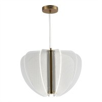 SL6509.203.01 Светильник подвесной ST-Luce Золотистый/Прозрачный LED 1*45W 4000K FESALE