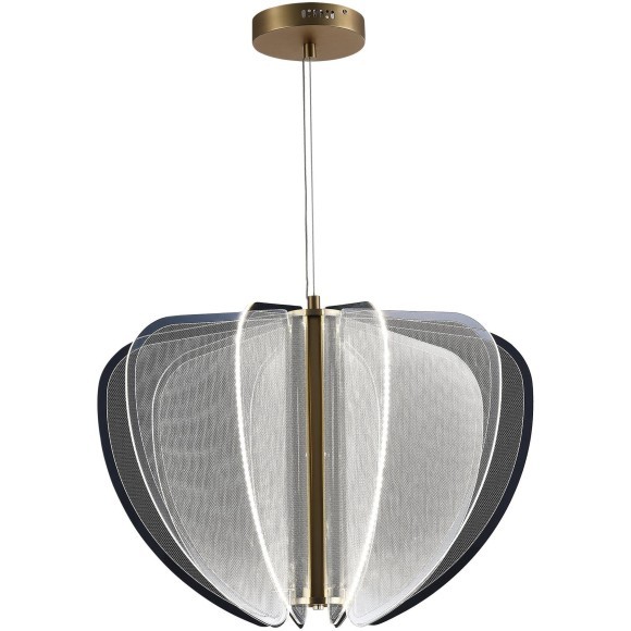 SL6509.203.01 Светильник подвесной ST-Luce Золотистый/Прозрачный LED 1*45W 4000K FESALE