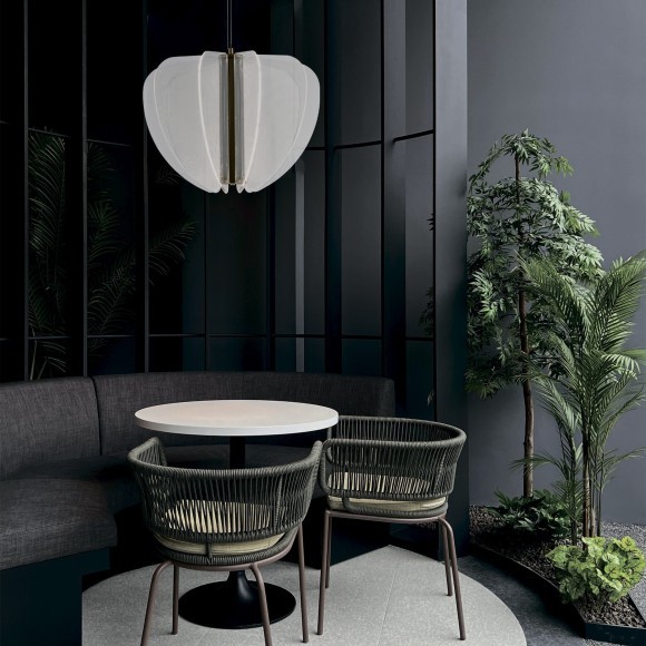 SL6509.203.01 Светильник подвесной ST-Luce Золотистый/Прозрачный LED 1*45W 4000K FESALE