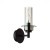 6555/1W CLASSI LN24 черный/дымчатый/металл/стекло Бра E14 1*40W 220V MADONNA