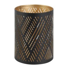 422004 Подсвечник SUBIC, B100, ?75, сталь, черный, золотой 422004 Подсвечник SUBIC, B100, ?75, сталь, черный, золотой