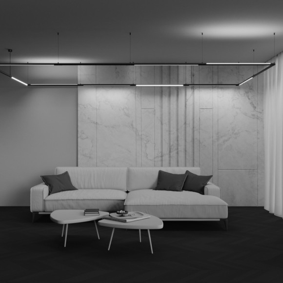 Светильник Basis для системы освещения Maytoni Shelf 1000лм RA90 3000К 24Вт 100° C147CL-L900-24W3K-B