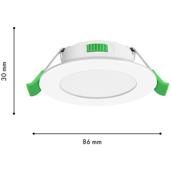 4644-1C, врезной светильник, D86xH30, cutout:D68, LEDx5W, 420LM/460LM/440LM, 3000K/4000K/6500K, IP44, CRI>80, beam angle:120, included 4644-1C, врезной светильник, D86xH30, cutout:D68, LEDx5W, 420LM/460LM/440LM, 3000K/4000K/6500K, IP44, CRI>80, beam angle:120, included