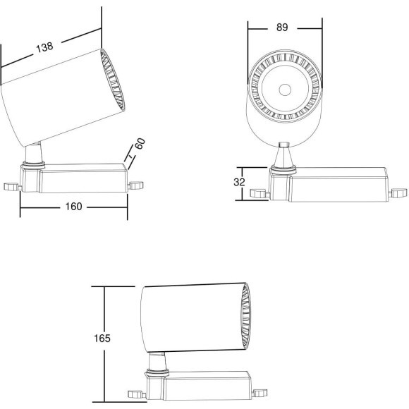 Трековый светильник Technical TR029-3-30W3K-W Трековый светильник Technical TR029-3-30W3K-W