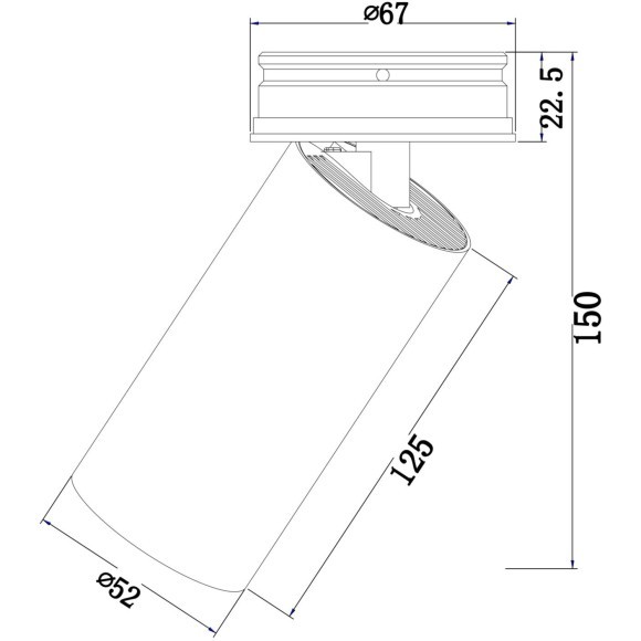 Потолочный светильник Technical C057CL-L12B3K