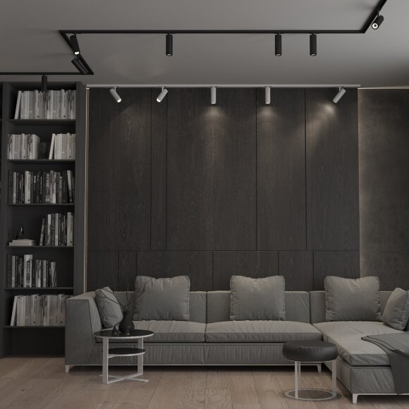 Трехфазный трековый светильник с перекл. цв.температуры и мощности Novotech NAIL 359030 Трехфазный трековый светильник с перекл. цв.температуры и мощности Novotech NAIL 359030