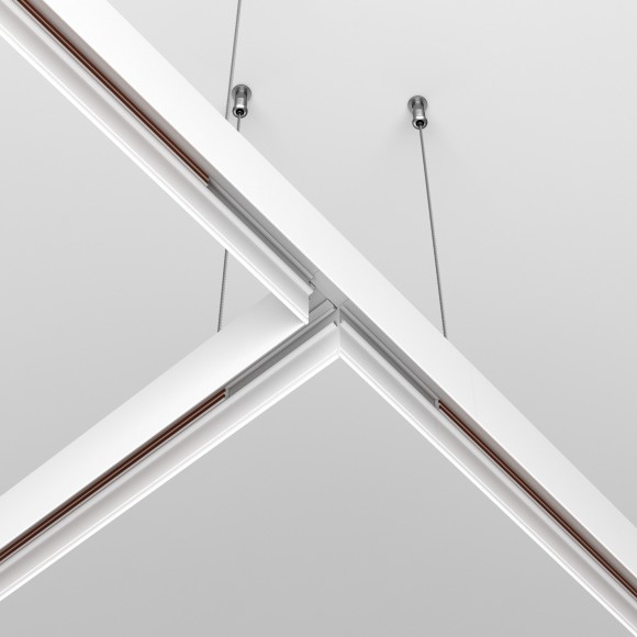 Т-образный соединитель для накладного шинопровода Maytoni Exility TRA034CT-41W Т-образный соединитель для накладного шинопровода Maytoni Exility TRA034CT-41W