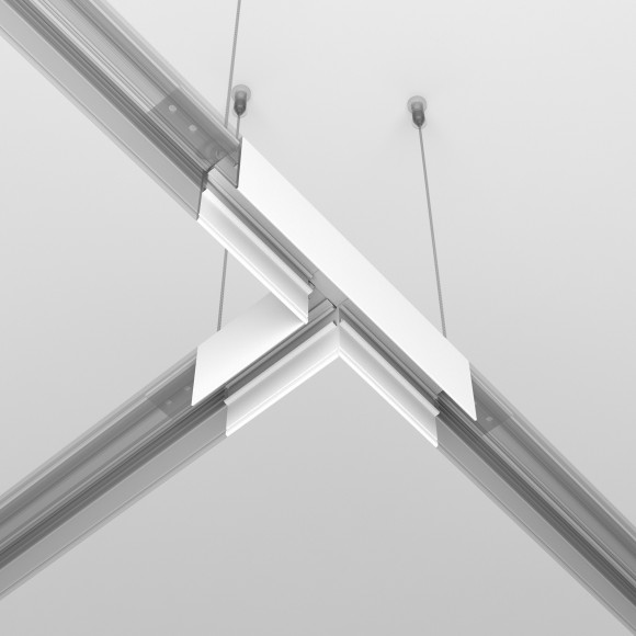 Т-образный соединитель для накладного шинопровода Maytoni Exility TRA034CT-41W Т-образный соединитель для накладного шинопровода Maytoni Exility TRA034CT-41W