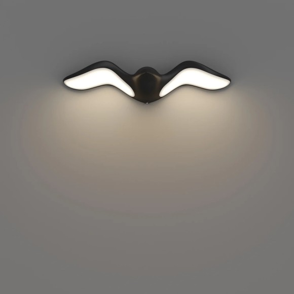 Настенный уличный светильник в виде птицы Favourite 4846-2W Larus