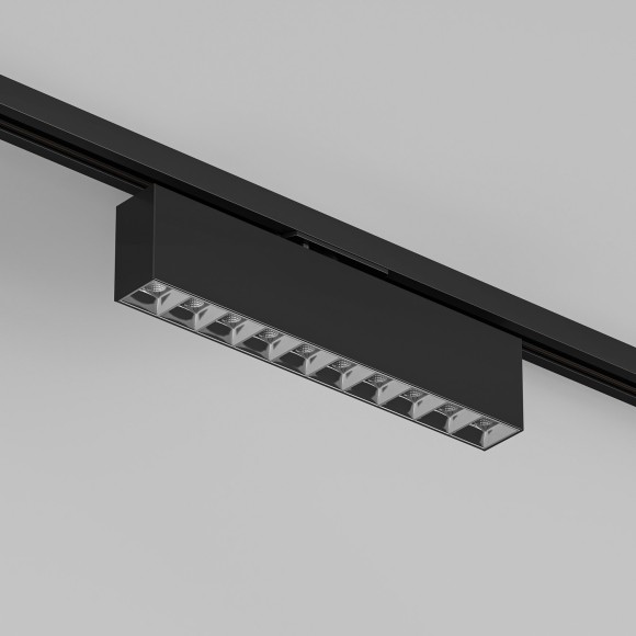 Однофазный двужильный светодиодный трековый светильник Denkirs DK6444-BK Edder 4000К 1560Лм CRI90+ 24° 20Вт