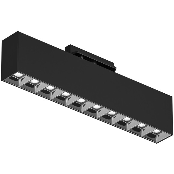 Однофазный двужильный светодиодный трековый светильник Denkirs DK6444-BK Edder 4000К 1560Лм CRI90+ 24° 20Вт