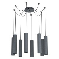 39824 MENTALONA Светодиодный подвес с 8 лампами GU10, 36Вт, графитовый, белый