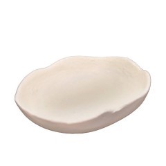 427063 Чаша декоративна FORLEYET, L140, B105, H30, алюминий, кремово-белый 427063 Чаша декоративна FORLEYET, L140, B105, H30, алюминий, кремово-белый