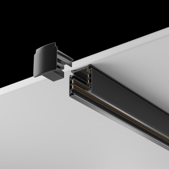 2м черный трехфазный шинопровод Maytoni Trinity TRX005-312B