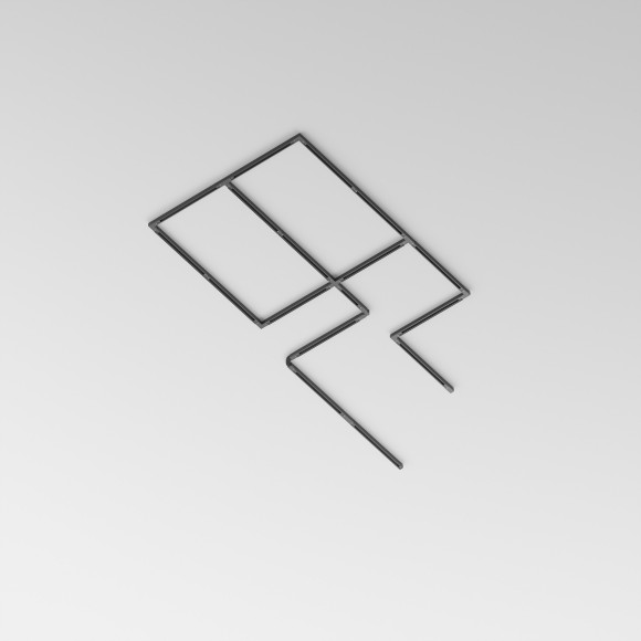 2м черный трехфазный шинопровод Maytoni Trinity TRX005-312B