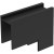 Соединитель угловой с потолка на стену для накладного шинопровода Smart 220V Denkirs TR2108-BK