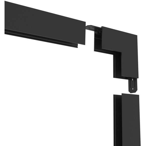 Соединитель угловой с потолка на стену для накладного шинопровода Smart 220V Denkirs TR2108-BK Соединитель угловой с потолка на стену для накладного шинопровода Smart 220V Denkirs TR2108-BK