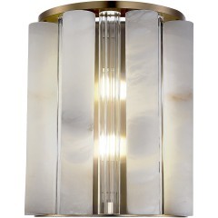 SL1516.301.02 Светильник настенный ST-Luce Бронза, Прозрачный/Белый алебастр G9 2*5W DELIGHT SL1516.301.02 Светильник настенный ST-Luce Бронза, Прозрачный/Белый алебастр G9 2*5W DELIGHT