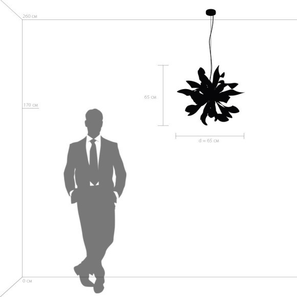 Люстра подвесная Lightstar 754269 Turbio под лампы 6xG9 36W