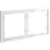 Рамка пластиковая VOLTUM S70 на 2 поста, (белый глянцевый)