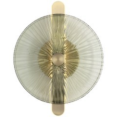 SL6141.321.01 Светильник настенный ST-Luce бронза/зелёный LED 1*11W 4000K WASI