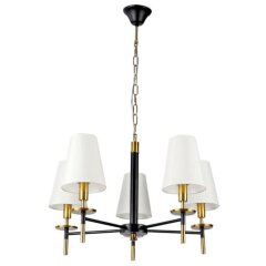 Подвесная люстра Arte Lamp RICCARDO A4075LM-5BK Подвесная люстра Arte Lamp RICCARDO A4075LM-5BK