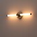 Подсветка для картин Lightstar Noce 201011, LED 9Вт 480Лм CCT переключатель цвет. температуры 3000;4000;6000К, настенный светильник для зеркала, латунь, не поворотный, с выключателем