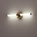 Подсветка для картин Lightstar Noce 201011, LED 9Вт 480Лм CCT переключатель цвет. температуры 3000;4000;6000К, настенный светильник для зеркала, латунь, не поворотный, с выключателем