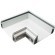 Угловой элемент белый (для профиля-ниши DK5850-WH) Denkirs Flod DK5851-WH