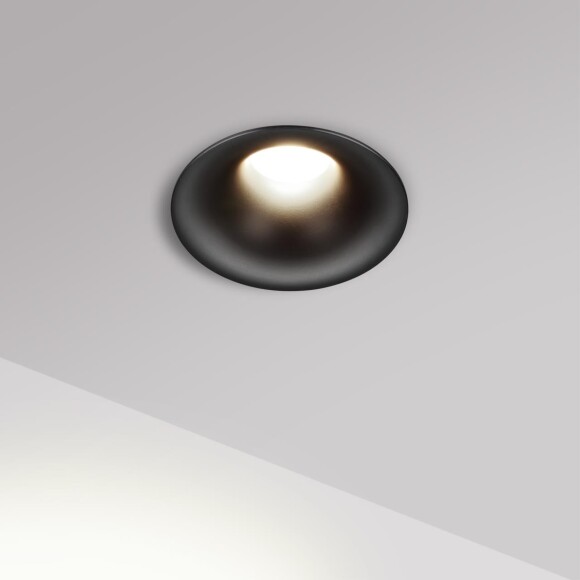 359885 WIR NT26 000 черный Светильник встраиваемый с переключателем цв. температуры IP20 LED 7W 100-265V 3000К/4000К/6000К ECLAT