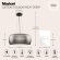 Люстра подвесная Maytoni MOD073PL-L16B3K Solen светодиодная LED 13W