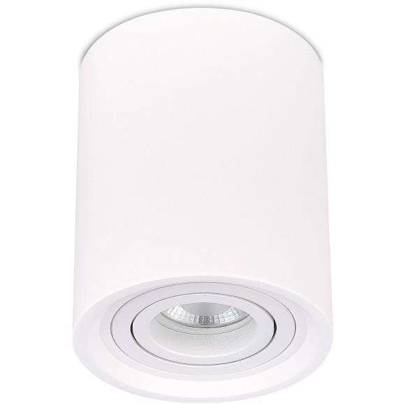 ST156.502.01 Светильник потолочный Белый GU10 1*50W IP20 D100xH120 180-240V Без ламп Накладные светильники