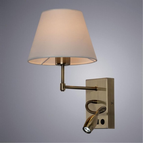 Бра Arte Lamp A2581AP-2AB ELBA под лампу 1xE27 60W Бра Arte Lamp A2581AP-2AB ELBA под лампу 1xE27 60W