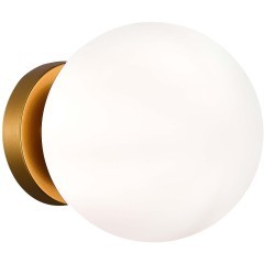 SL717.201.01 Светильник настенный Золотистый/Белый E27 1*40W ACINI