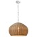 Favourite Wicker 4885-1P Уличный подвесной влагозащищенный светильник с плафоном из светло-коричневого ротанга диаметром 40см, высота плафона 30см, общая высота 176см, лампа Е27 1шт макс 40Вт, IP44, 220В