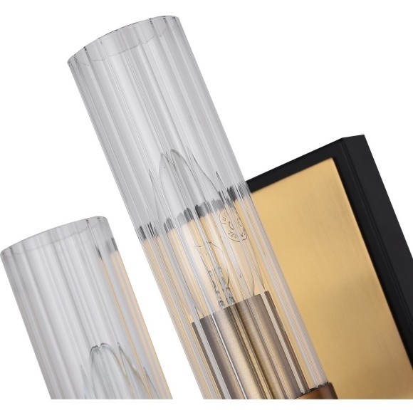 SL336.301.02 Бра ST-Luce Коричневый, Бронза/Прозрачный E14 2*60W DELAVERA SL336.301.02 Бра ST-Luce Коричневый, Бронза/Прозрачный E14 2*60W DELAVERA