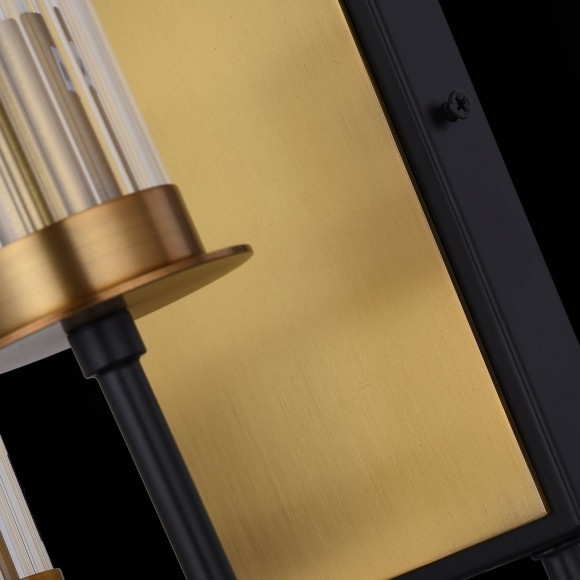 SL336.301.02 Бра ST-Luce Коричневый, Бронза/Прозрачный E14 2*60W DELAVERA SL336.301.02 Бра ST-Luce Коричневый, Бронза/Прозрачный E14 2*60W DELAVERA