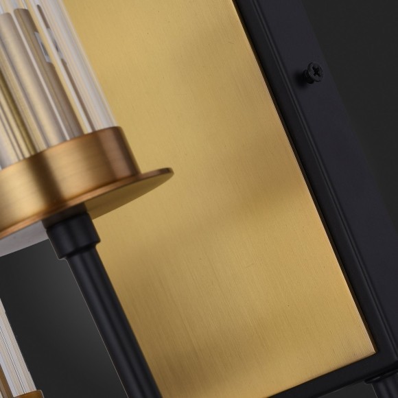 SL336.301.02 Бра ST-Luce Коричневый, Бронза/Прозрачный E14 2*60W DELAVERA SL336.301.02 Бра ST-Luce Коричневый, Бронза/Прозрачный E14 2*60W DELAVERA