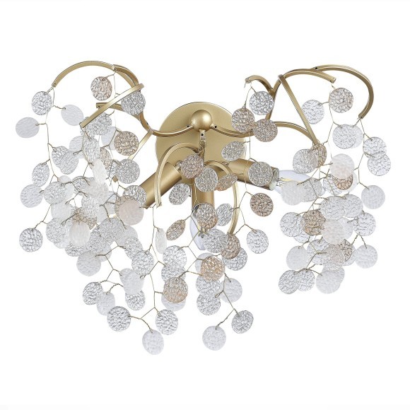 SL1650.301.03 Бра ST-Luce Латунь/Прозрачный, Золотой G9 3*5W RAVELLO SL1650.301.03 Бра ST-Luce Латунь/Прозрачный, Золотой G9 3*5W RAVELLO