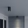 SL9010.412.01 Светильник уличный потолочный ST-Luce черный/белый GU10 1*50W TUBO